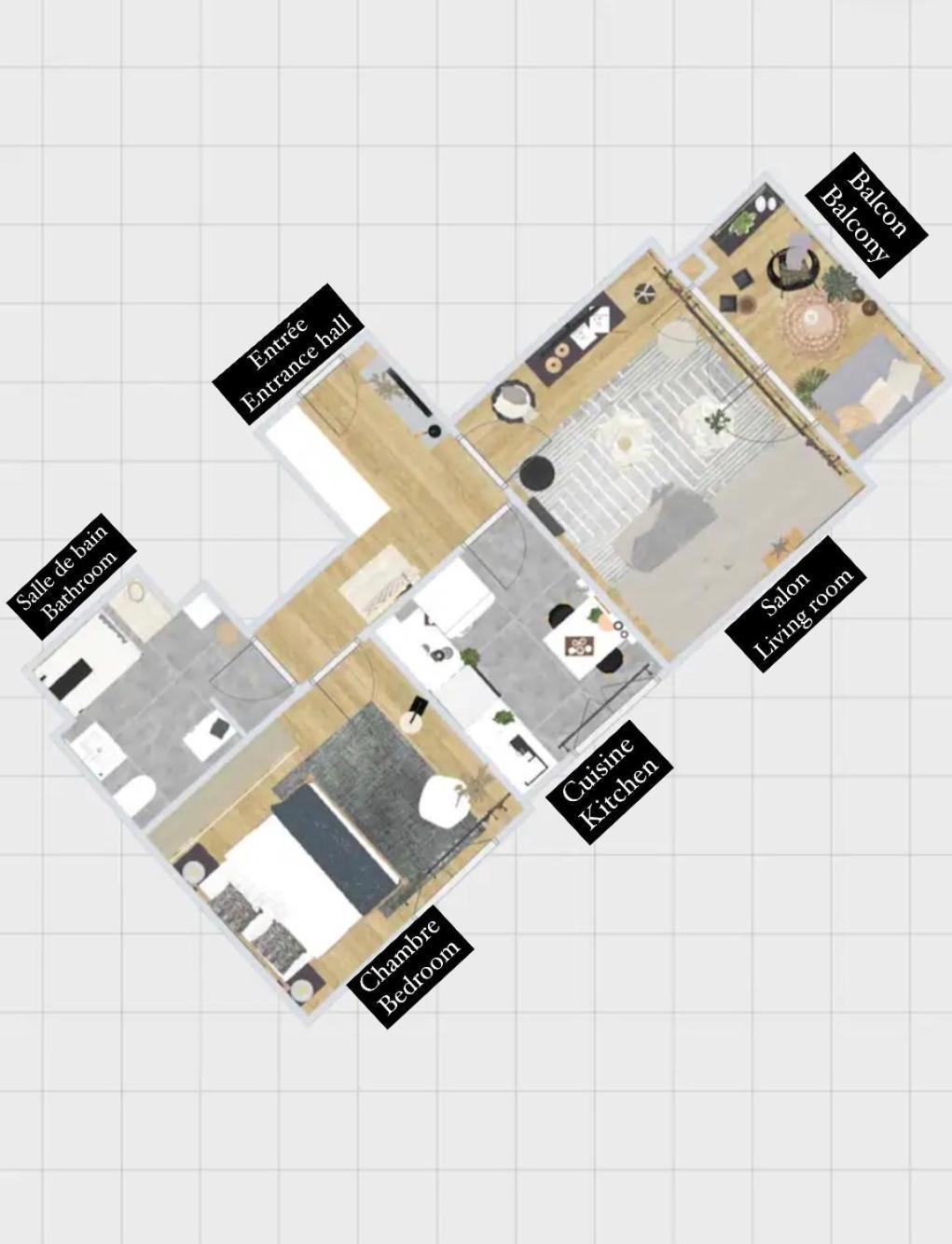 Le Cocon Blanc Metz - T2 - Parking Prive - Balcon - Nouvelle Ville, Gare Экстерьер фото